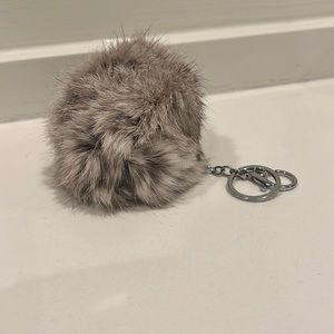 Fuzzy Key Chain 🤎🤍